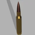 Mô hình 3D viên đạn 50cal thiết kế chi tiết (File STL) - Thumbnail 3