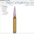 Mô hình 3D viên đạn 50cal thiết kế chi tiết (File STL) - Thumbnail 4