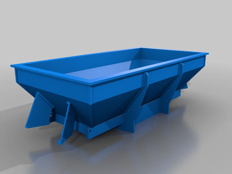 Mô hình 3D toa tàu chở hàng LMS 20 tấn (Hopper Wagon) chi tiết - Image 2