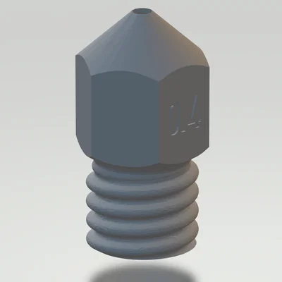 Mô hình trang trí đầu phun Nozzle 0.4 - Phụ kiện độc đáo cho dân in 3D