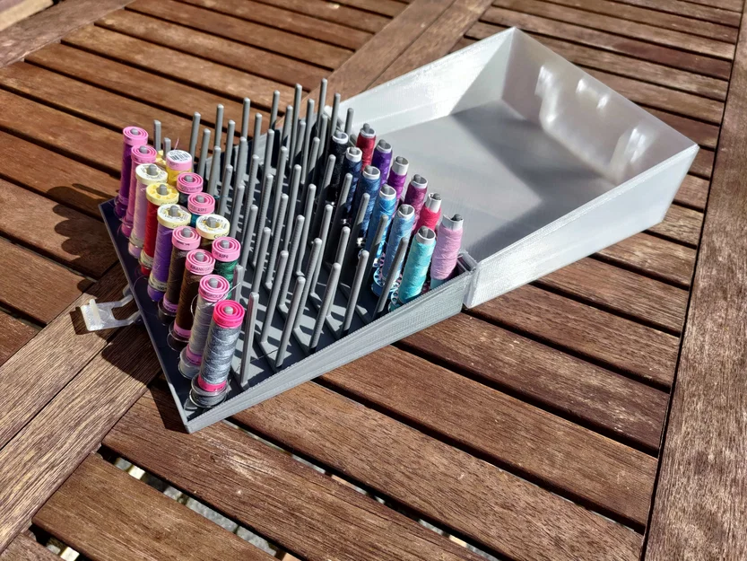 Krabička na nitě - Thread box (Hộp đựng chỉ máy may) - Image 1