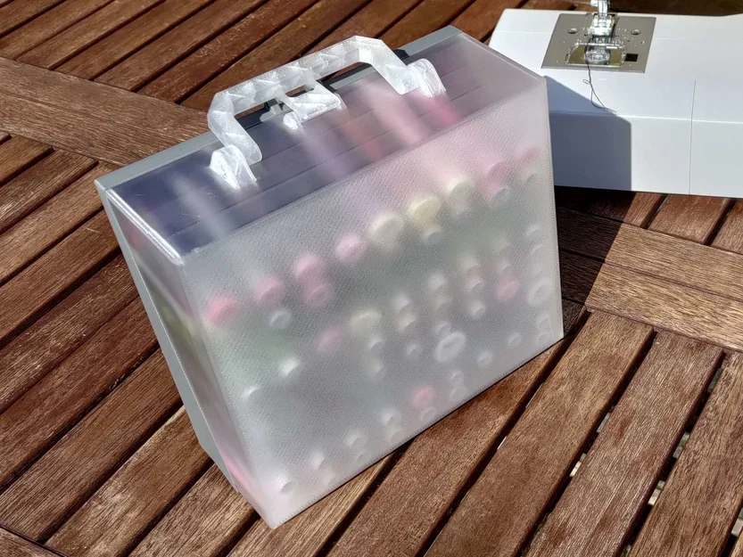Krabička na nitě - Thread box (Hộp đựng chỉ máy may) - Image 4