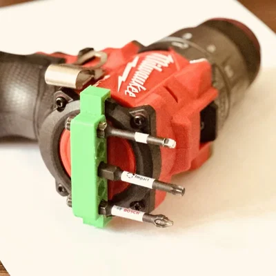 Giá đỡ mũi khoan Milwaukee M12 Fuel - Phụ kiện 3D tiện lợi
