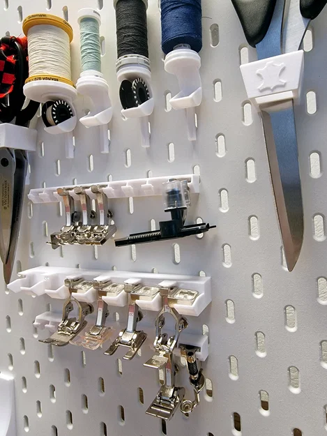 Móc treo kéo gắn bảng lỗ SKADIS IKEA siêu tiện lợi - Image 2