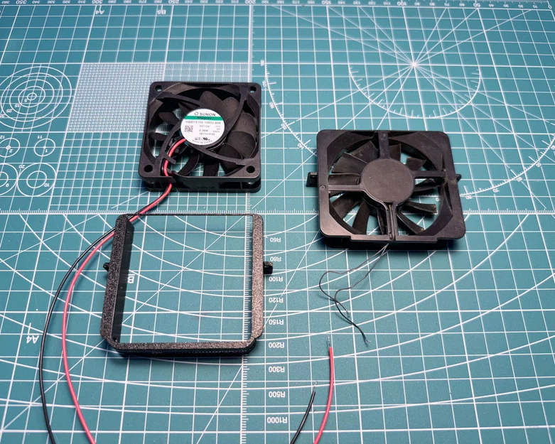 Adapter quạt PS2 PlayStation 2 60x60x15 Sunon (drop-in) - Image 2