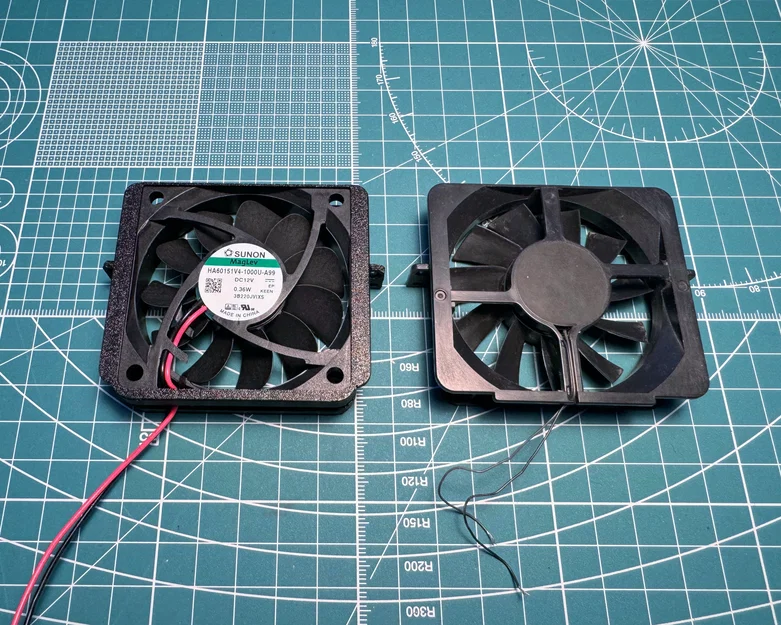 Adapter quạt PS2 PlayStation 2 60x60x15 Sunon (drop-in) - Image 3