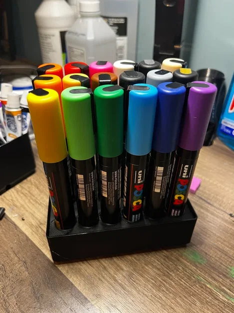 Khay giữ bút Posca cho Gridfinity - Image 2