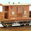 Mô hình toa xe lửa NER LNER Brake Van 3D cực chi tiết - Thumbnail 1