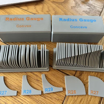 Thước đo bán kính Radius Gauge R1-30mm - AMS Ready