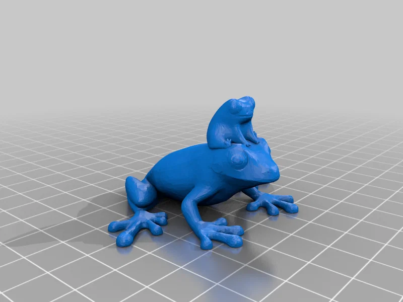 Mô hình 3D Fred the Frog cưỡi ếch thực tế đáng yêu - Image 1