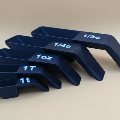 Muỗng xúc dễ in (Measuring Cups) – Easy-Print Scoops!