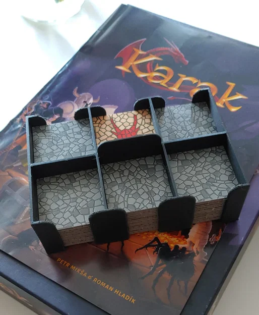 Khay 3D đựng gạch bản đồ cho board game Karak cực gọn gàng - Image 1