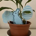Bộ phụ kiện trang trí chậu cây chủ đề Phục Sinh xinh xắn - Thumbnail 3