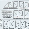 Cầu Girder Truss HO Scale 196 Foot – Tự Chịu Lực (Self Supporting) - Thumbnail 5