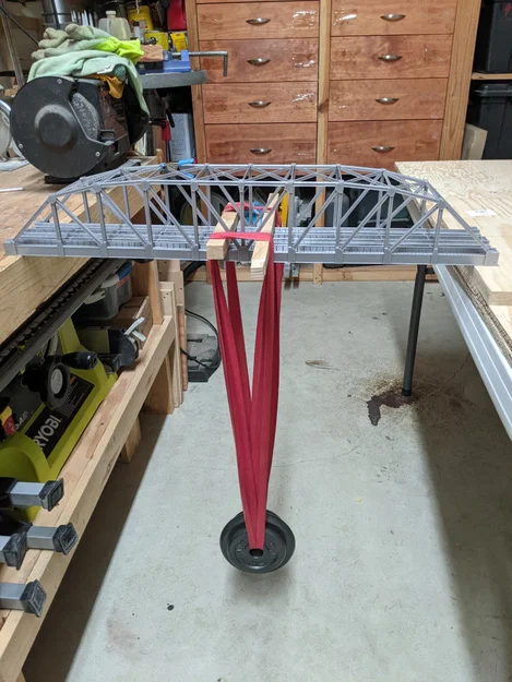 Cầu Girder Truss HO Scale 196 Foot – Tự Chịu Lực (Self Supporting) - Image 6