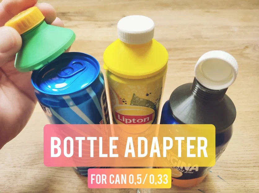 Bottle Adapter cho lon 0,33l/0,5l + 0,25l (RedBull) - Image 1