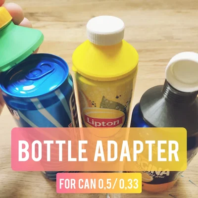 Bottle Adapter cho lon 0,33l/0,5l + 0,25l (RedBull)