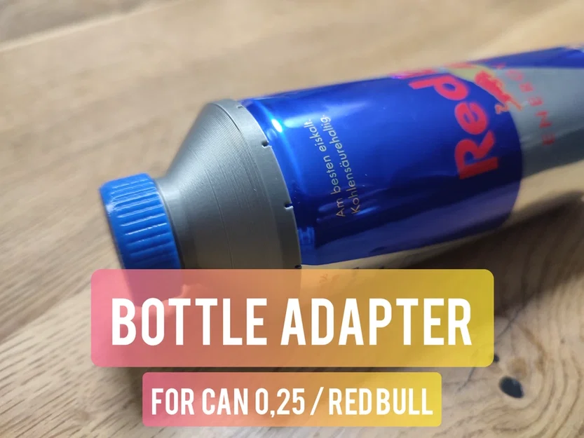 Bottle Adapter cho lon 0,33l/0,5l + 0,25l (RedBull) - Image 2