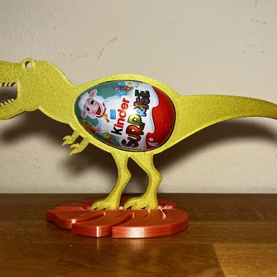Bộ sưu tập khung giữ trứng Kinder Surprise hình khủng long 3D