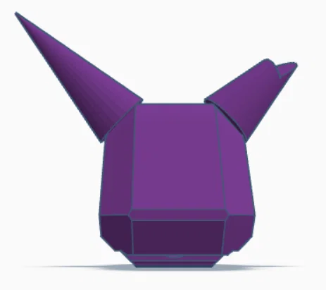 Mẫu đầu sừng quỷ (Demon Horns) tùy biến cho Dummy 13 in 3D - Image 3