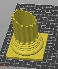 Ống Đựng Bút Thiết Kế Cột Trụ La Mã Sang Trọng - In 3D - Image 2