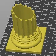 Ống Đựng Bút Thiết Kế Cột Trụ La Mã Sang Trọng - In 3D