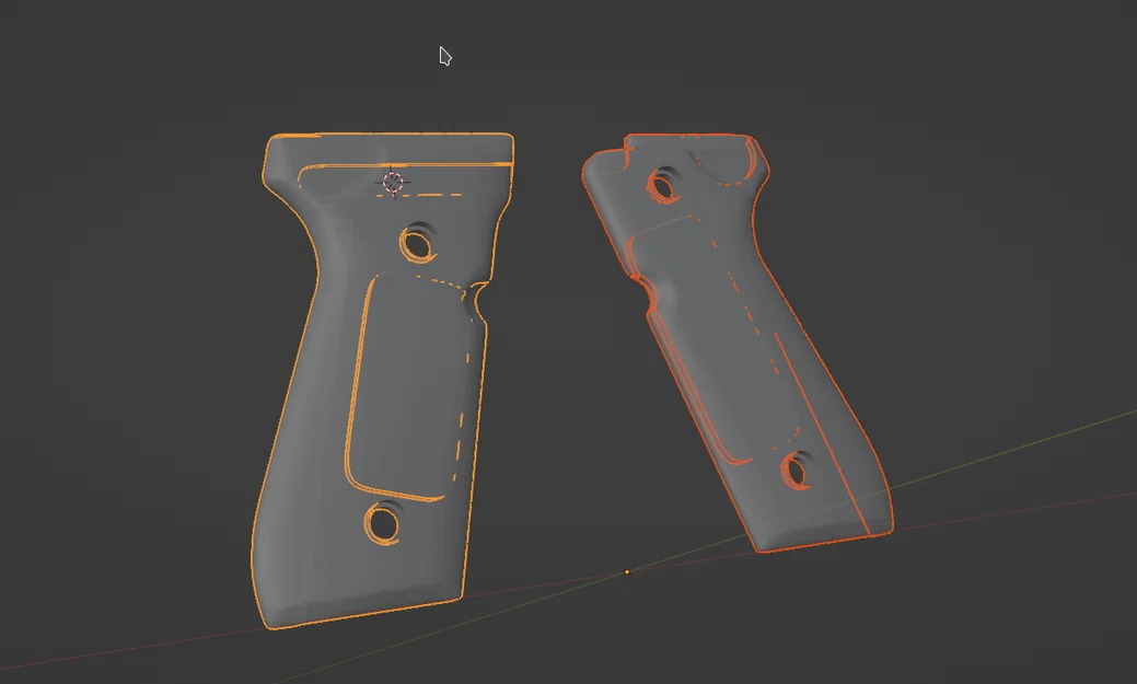 Ốp tay cầm Beretta M9 / 92FS (Grips) - File in 3D chất lượng cao - Image 1
