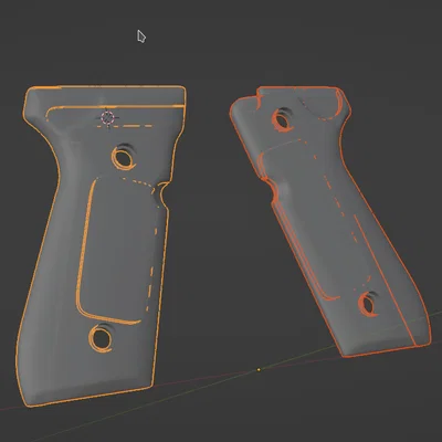 Ốp tay cầm Beretta M9 / 92FS (Grips) - File in 3D chất lượng cao