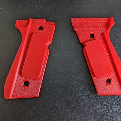 Ốp tay cầm Beretta M9 / 92FS (Grips) - File in 3D chất lượng cao