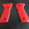 Ốp tay cầm Beretta M9 / 92FS (Grips) - File in 3D chất lượng cao - Thumbnail 3