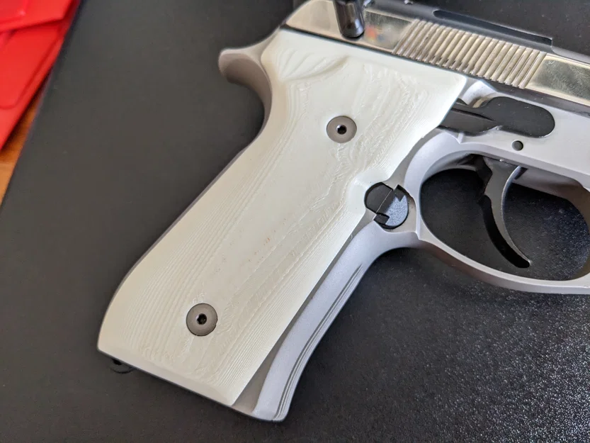 Ốp tay cầm Beretta M9 / 92FS (Grips) - File in 3D chất lượng cao - Image 5