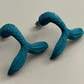 Bông tai đinh tai đuôi nàng tiên cá (Mermaid Tail Stud Earrings) - Thumbnail 1