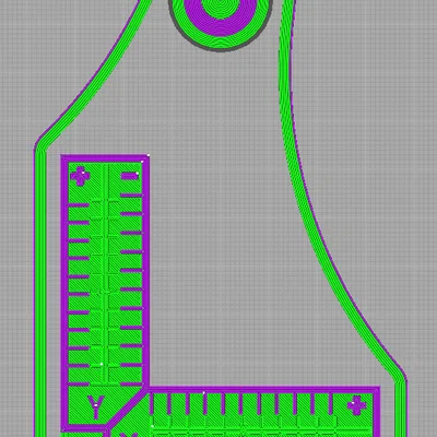 Mô hình hiệu chuẩn IDEX (IDEX Calibration Print) giúp căn chỉnh đầu in