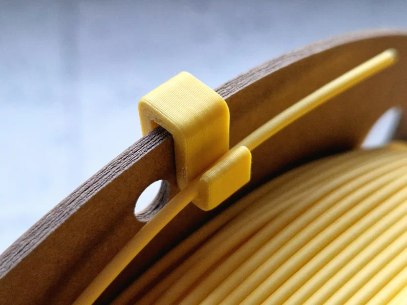 Kẹp giữ đầu sợi nhựa 3D (Filament Clip) tiện lợi, dễ in - Image 1