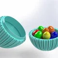 Mẫu in 3D hộp đựng trứng chocolate trang trí phong cách hiện đại - Thumbnail 2