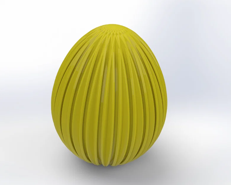 Mẫu in 3D hộp đựng trứng chocolate trang trí phong cách hiện đại - Image 3