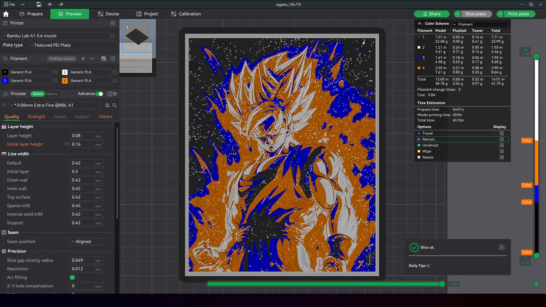 SSJ Goku - HueForge - Image 2