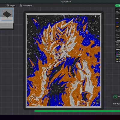 SSJ Goku - HueForge