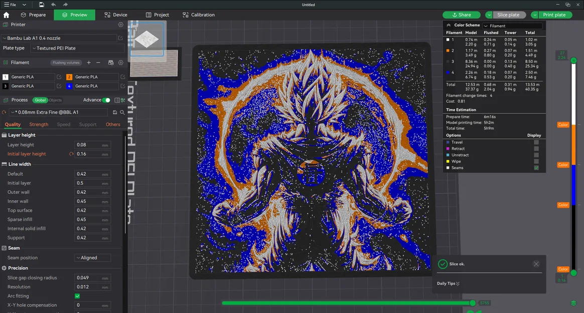 Goku Space - HueForge - Image 2