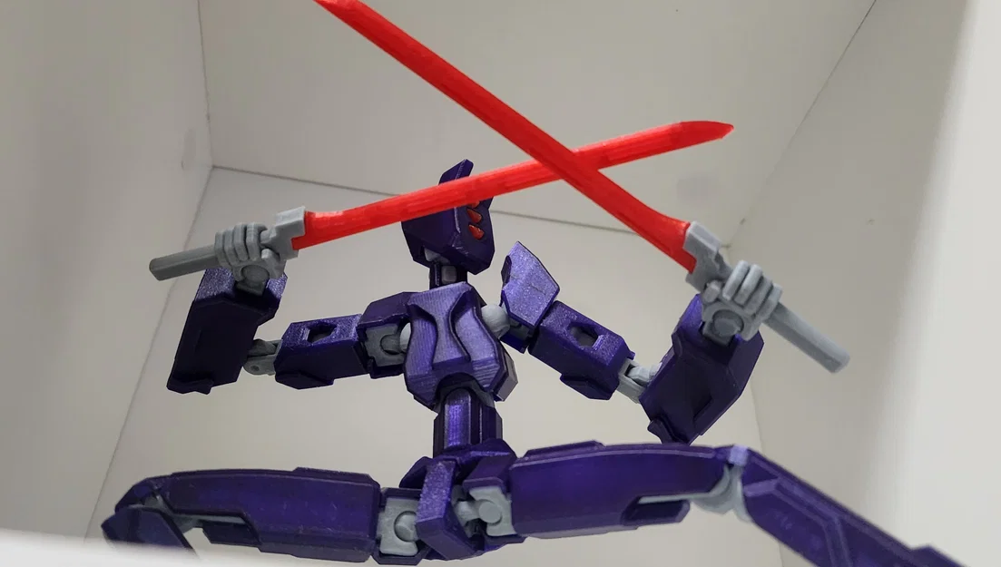 Mô hình kiếm Katana tách rời phối màu cho Dummy 13 - Image 3
