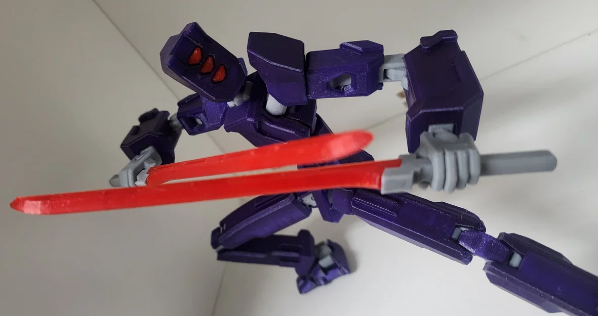 Mô hình kiếm Katana tách rời phối màu cho Dummy 13 - Image 4