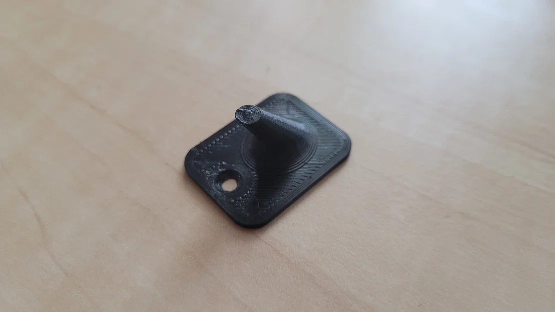 Móc treo tường in 3D nhỏ gọn, chắc chắn với lỗ bắt vít 3mm - Image 2