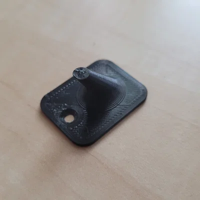 Móc treo tường in 3D nhỏ gọn, chắc chắn với lỗ bắt vít 3mm