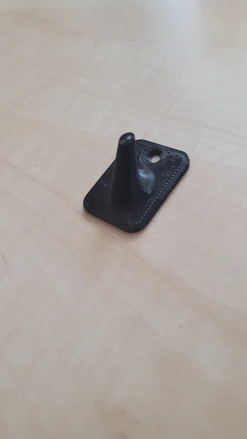 Móc treo tường in 3D nhỏ gọn, chắc chắn với lỗ bắt vít 3mm - Image 3