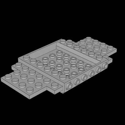 Đế xe 6x12 tương thích Lego: Phụ kiện in 3D hoàn hảo cho mô hình