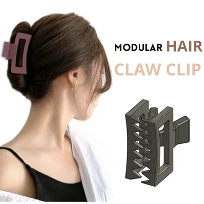 Kẹp càng cua tóc modular V3 (Modular hair claw clip V3)