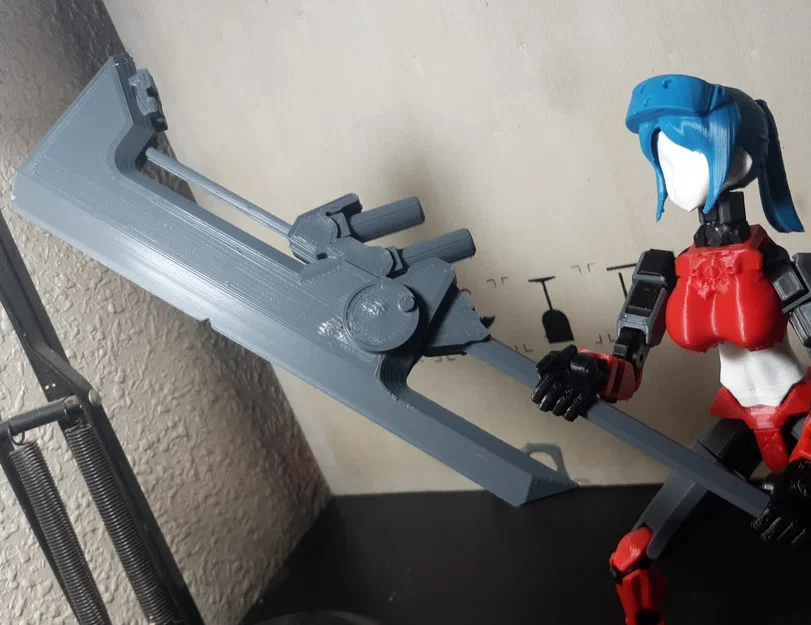 Mẫu Rìu Chiến Cyberpunk Độc Đáo Cho Mô Hình DUMMY 13 - Image 1