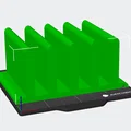 Kệ dựng laptop dọc có rãnh đi dây – Trạm sạc 4 laptop - Thumbnail 2