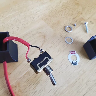 Gá treo tường cho công tắc gạt 12 V (12 V Toggle Switch wall mount)