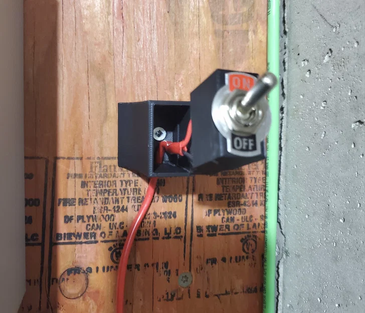 Gá treo tường cho công tắc gạt 12 V (12 V Toggle Switch wall mount) - Image 6
